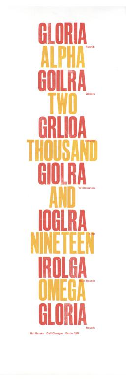 Paschal Candle Sticker 2019